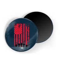 American Flag Us Veteran Magnet