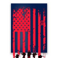 American Flag Us Veteran Poster