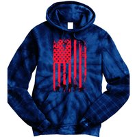 American Flag Us Veteran Tie Dye Hoodie