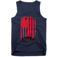 American Flag Us Veteran Tank Top