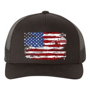 American Flag Usa United States Of America Us 4th Of July Yupoong Adult 5-Panel Trucker Hat