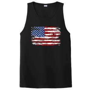 American Flag Usa United States Of America Us 4th Of July PosiCharge Competitor Tank