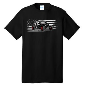 American Flag Utv Side By Side Sxs Off Road Tall T-Shirt