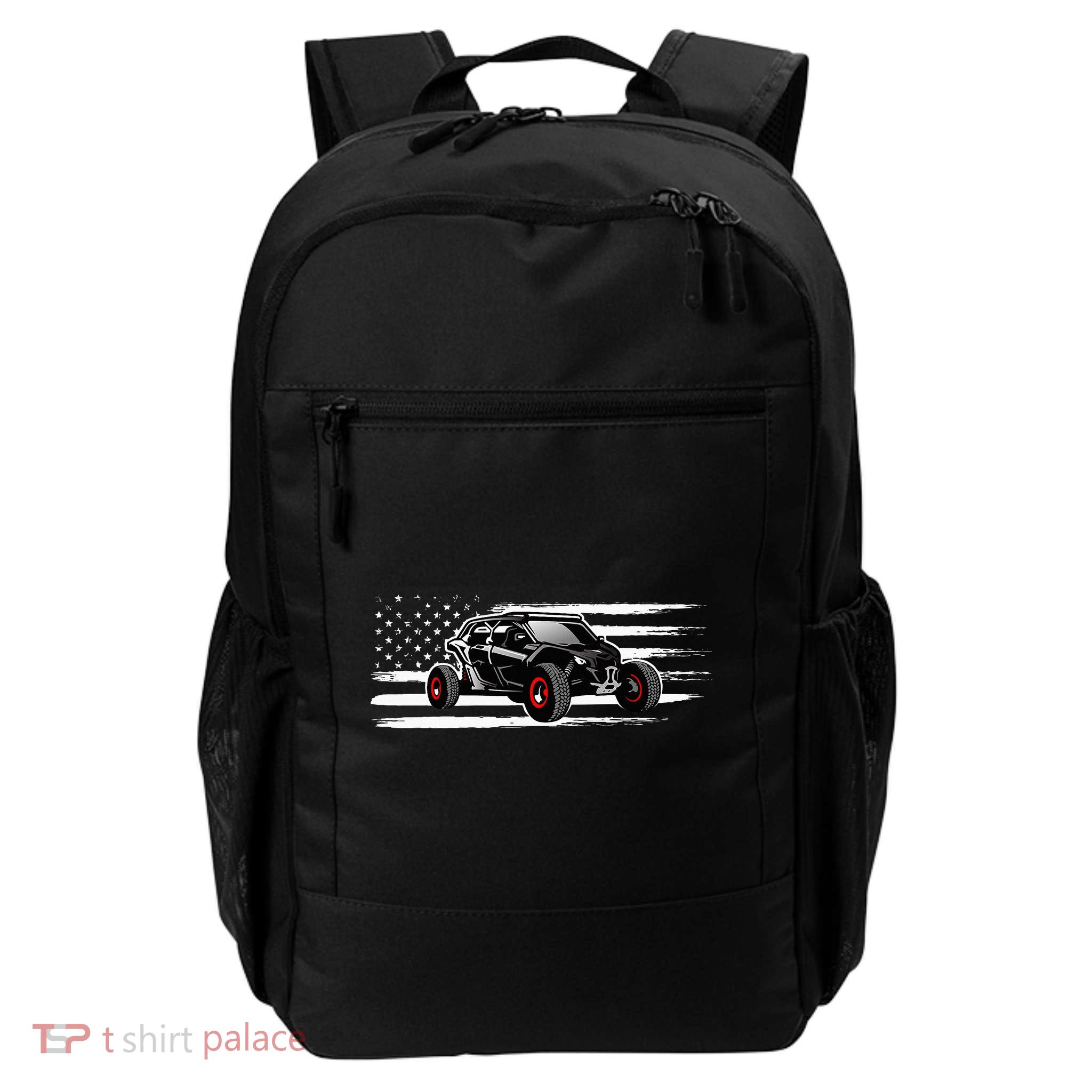 American Flag Utv Side By Side Sxs Off Road Daily Commute Backpack