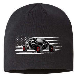 American Flag Utv Side By Side Sxs Off Road Sustainable Beanie