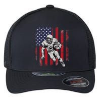 American Football Usa Flag Football Lover Flexfit Unipanel Trucker Cap