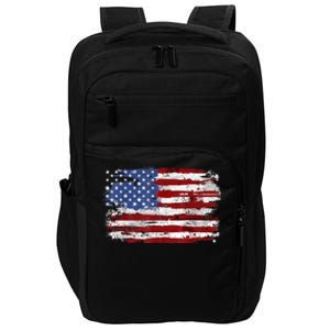 American Flag Usa United States Of America Us 4th Of July Impact Tech Backpack