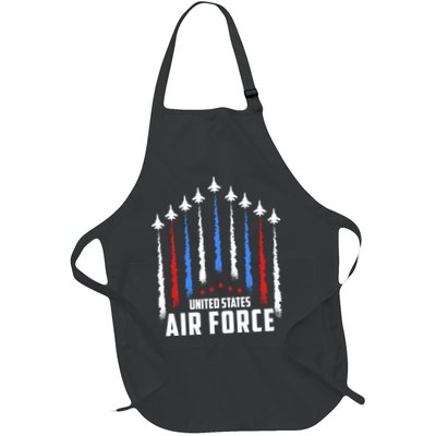 Air Force US Veterans 4th Of July American Flag Apron