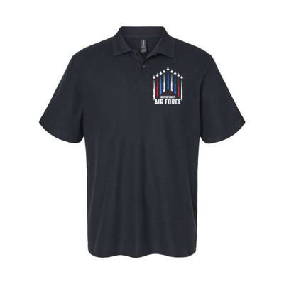 Air Force US Veterans 4th Of July American Flag Polo