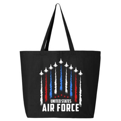 Air Force US Veterans 4th Of July American Flag 25L Jumbo Tote
