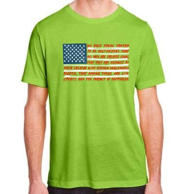 American Flag Us Flag Gift Declaration Of Independence Freedom Funny Gift Adult ChromaSoft Performance T-Shirt