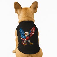 American Flag USA Dabbing Bald Eagle Patriotic 4th Of July Doggie Tank