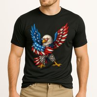 American Flag USA Dabbing Bald Eagle Patriotic 4th Of July Performance Shirt