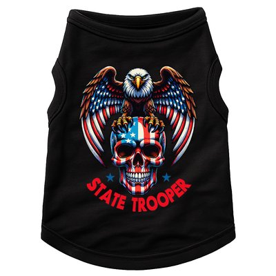 American Flag Usa Law Enforcement State Trooper Doggie Tank