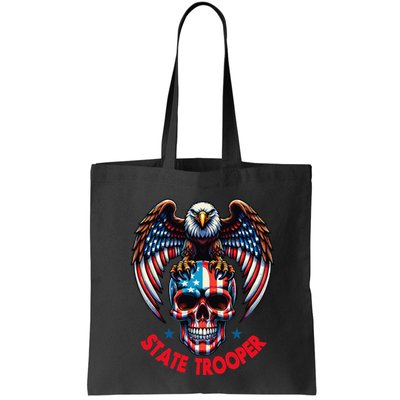 American Flag Usa Law Enforcement State Trooper Bag