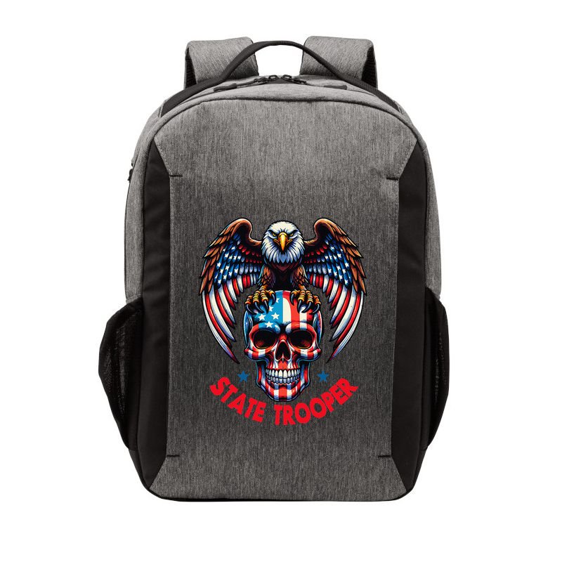 American Flag Usa Law Enforcement State Trooper Vector Backpack