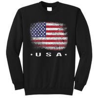 American Flag Usa July Sweatshirt