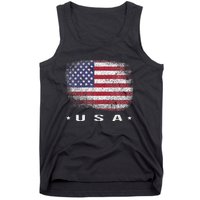 American Flag Usa July Tank Top