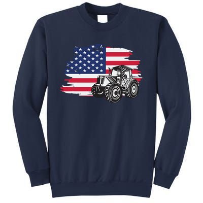 American Farmer US Flag Farmer Farming Gift Sweatshirt