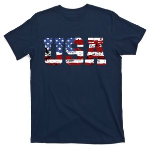 American Flag Usa United States Of America Us 4th Of July T-Shirt