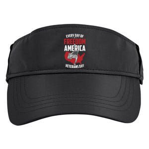 America Freedom Usa Patriotic Military Veterans Support Great Gift Adult Drive Performance Visor