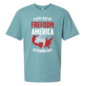 America Freedom Usa Patriotic Military Veterans Support Great Gift Sueded Cloud Jersey T-Shirt