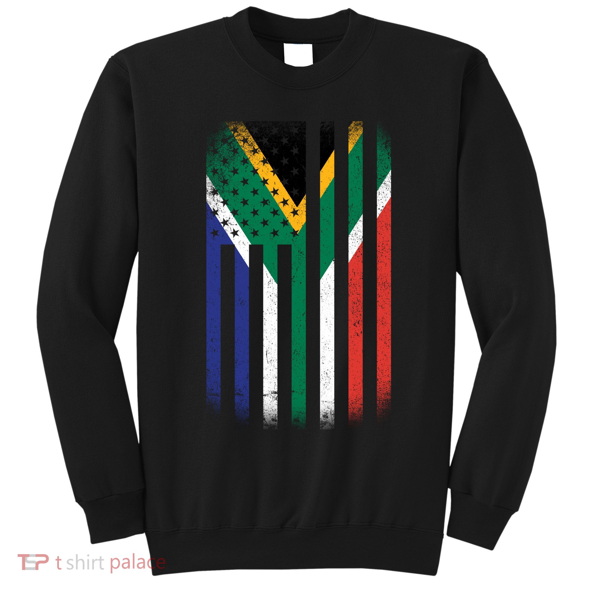 United States Of America Usa Africa Flag Sweatshirt