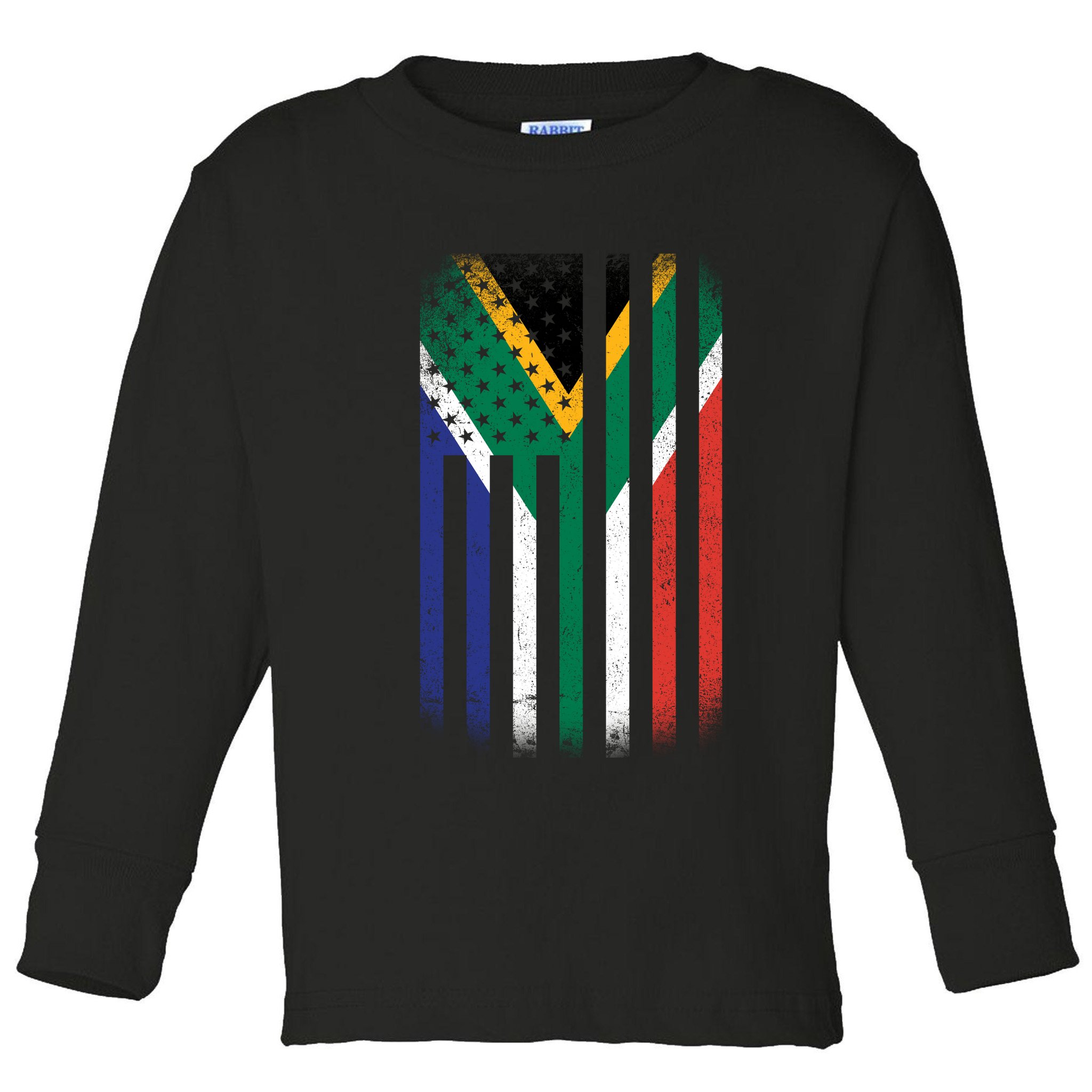 United States Of America Usa Africa Flag Toddler Long Sleeve Shirt