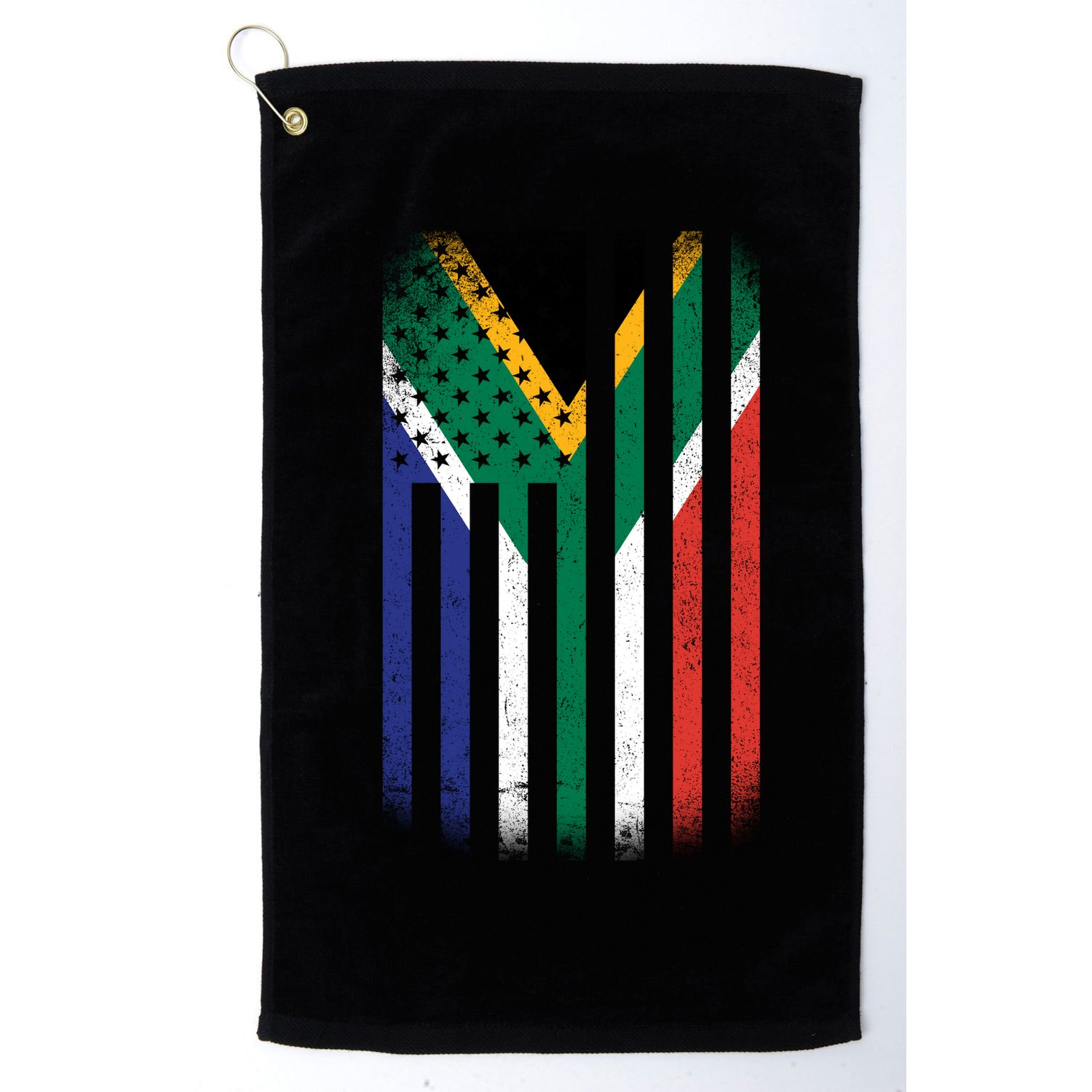 United States Of America Usa Africa Flag Golf Towel
