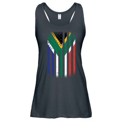 United States Of America Usa Africa Flag Ladies Essential Flowy Tank