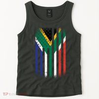 United States Of America Usa Africa Flag Tank Top