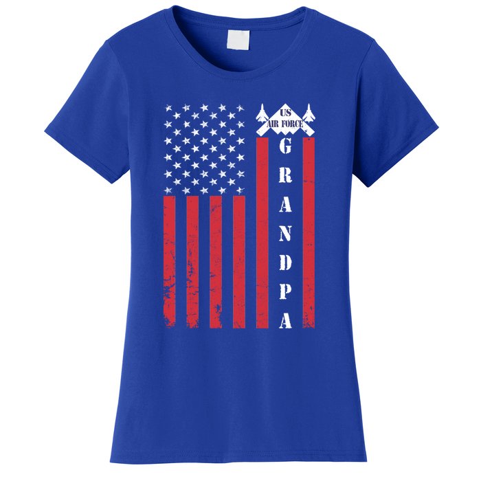 Air Force Veteran Proud Veteran Grandpa Veteran Lives Matter Gift Women's T-Shirt