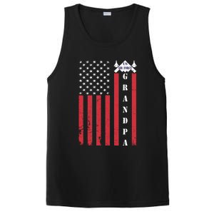 Air Force Veteran Proud Veteran Grandpa Veteran Lives Matter Cool Gift PosiCharge Competitor Tank