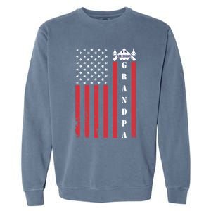 Air Force Veteran Proud Veteran Grandpa Veteran Lives Matter Cool Gift Garment-Dyed Sweatshirt