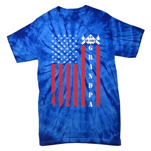 Air Force Veteran Proud Veteran Grandpa Veteran Lives Matter Cool Gift Tie-Dye T-Shirt