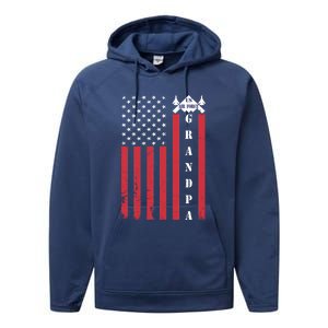 Air Force Veteran Proud Veteran Grandpa Veteran Lives Matter Cool Gift Performance Fleece Hoodie