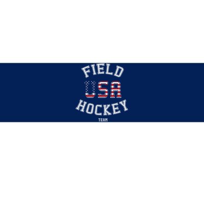 American Flag Vintage Field Hockey Hoodie Bumper Sticker