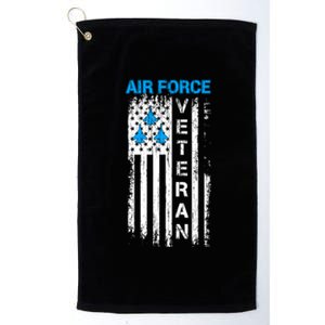 Air Force Veteran Gift Us Air Force Veterans Day Cute Gift Platinum Collection Golf Towel