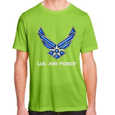 Air Force Veteran Vintage Us Flag Veterans Day Military Cool Gift Adult ChromaSoft Performance T-Shirt