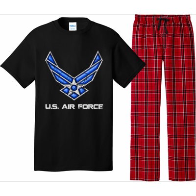 Air Force Veteran Vintage Us Flag Veterans Day Military Cool Gift Pajama Set