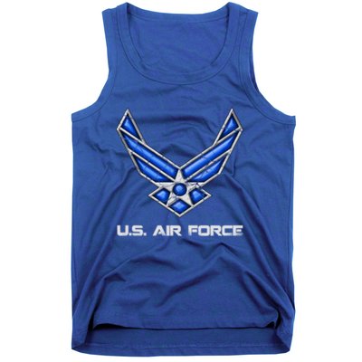 Air Force Veteran Vintage Us Flag Veterans Day Military Cool Gift Tank Top