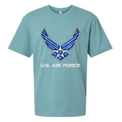 Air Force Veteran Vintage Us Flag Veterans Day Military Cool Gift Sueded Cloud Jersey T-Shirt