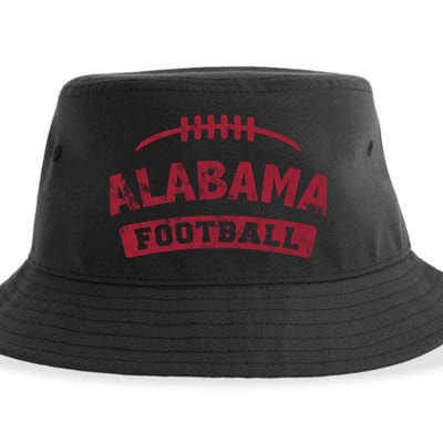 Alabama Football Vintage Distressed Great Gift Sustainable Bucket Hat
