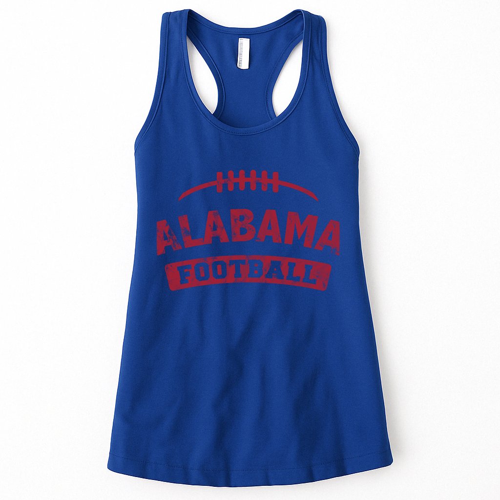Alabama Football Vintage Distressed Great Gift Womens Tank Top