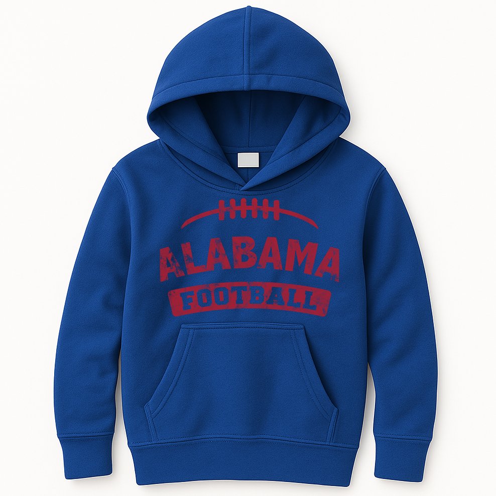 Alabama Football Vintage Distressed Great Gift Kids Hoodie