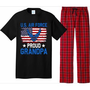 American Flag Veteran Of The United States Air Force Gift Pajama Set