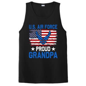 American Flag Veteran Of The United States Air Force Gift PosiCharge Competitor Tank