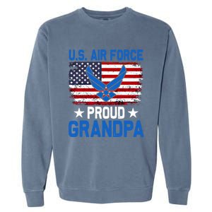 American Flag Veteran Of The United States Air Force Gift Garment-Dyed Sweatshirt