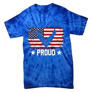 American Flag Veteran Of The United States Air Force Gift Tie-Dye T-Shirt