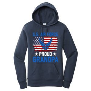 American Flag Veteran Of The United States Air Force Gift Women's Pullover Hoodie